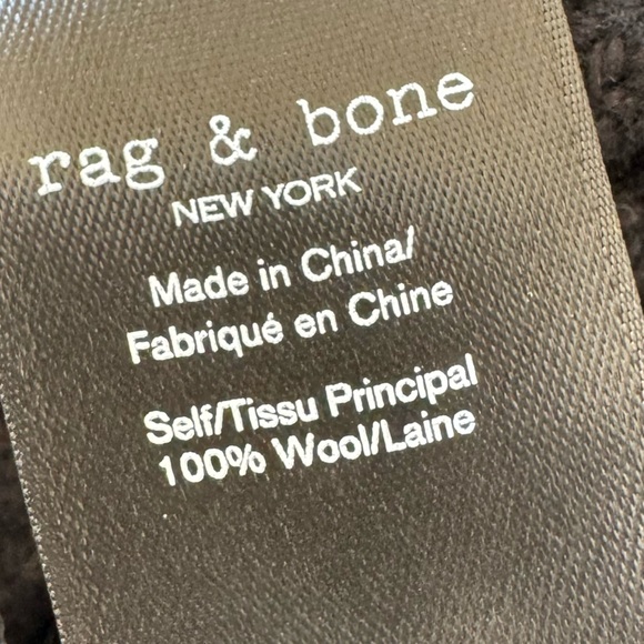 Rag & Bone Ingrid whipstitched wool turtle neck sweater - Picture 7 of 7